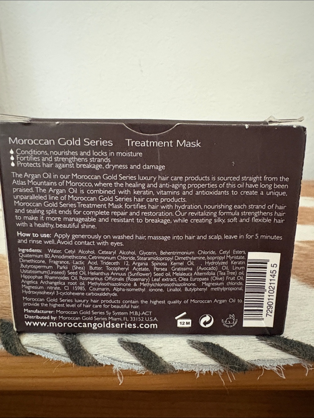 Moroccan Gold Series Treatment Mask - Picture 3 of 3
